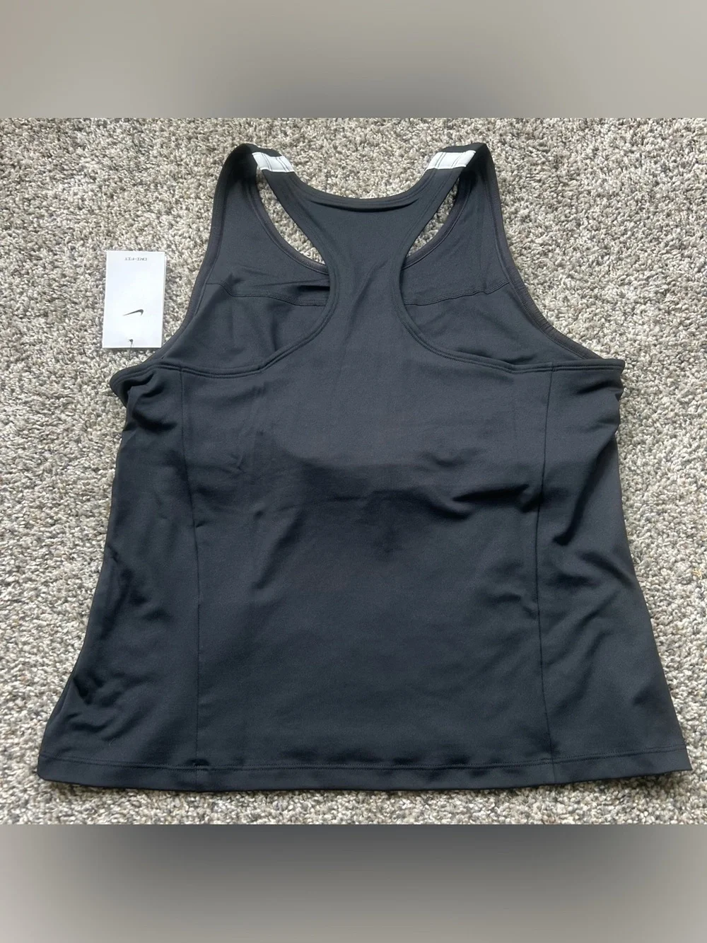 Nike Airborne Bra Tank Top Shirt Support Padded Black Womens XL CV2733-012